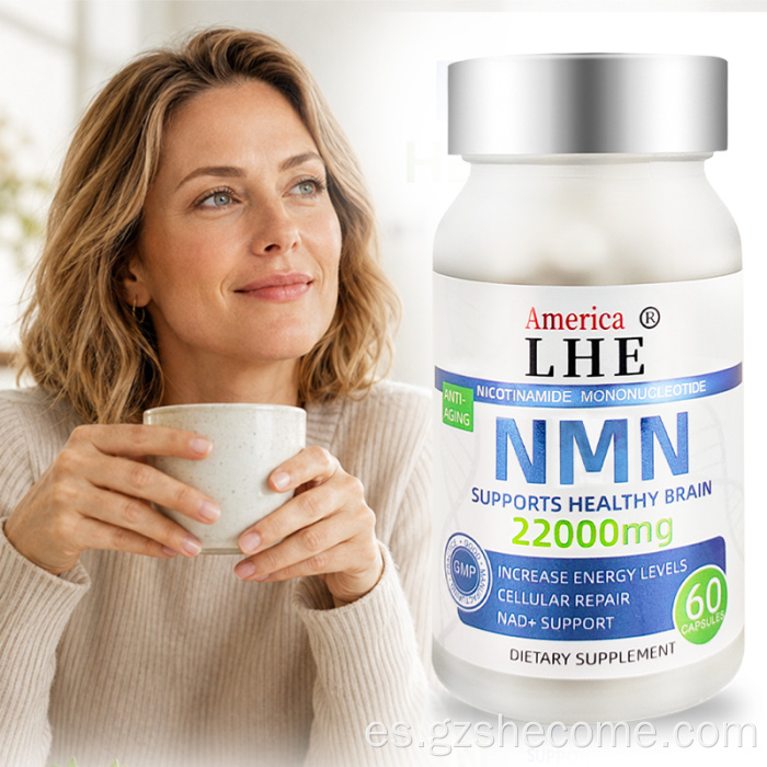 Shecome NMN 22000mg Cápsulas Energía Celular NAD+ Soporte